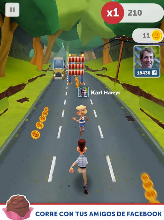 Diviértete con Run Forrest Run en tu Android Android