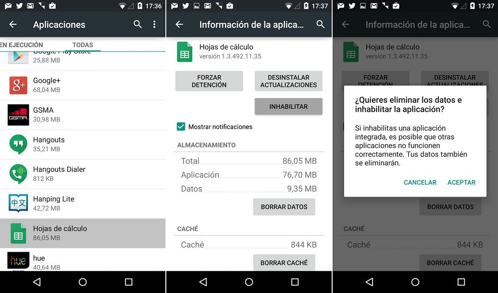 Ajustes de Google como configurar tus aplicaciones2