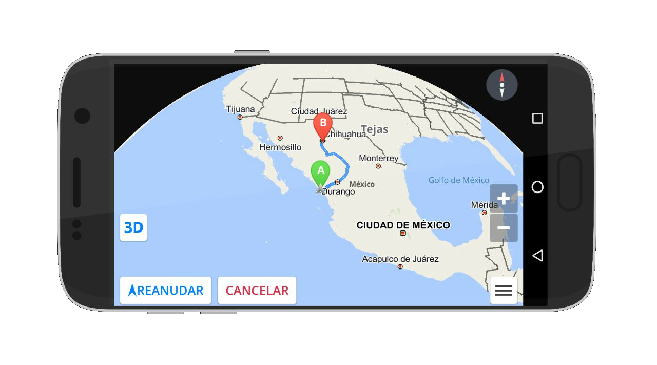 Navegación GPS y mapas sin conexión GRATIS Mega Android Plus