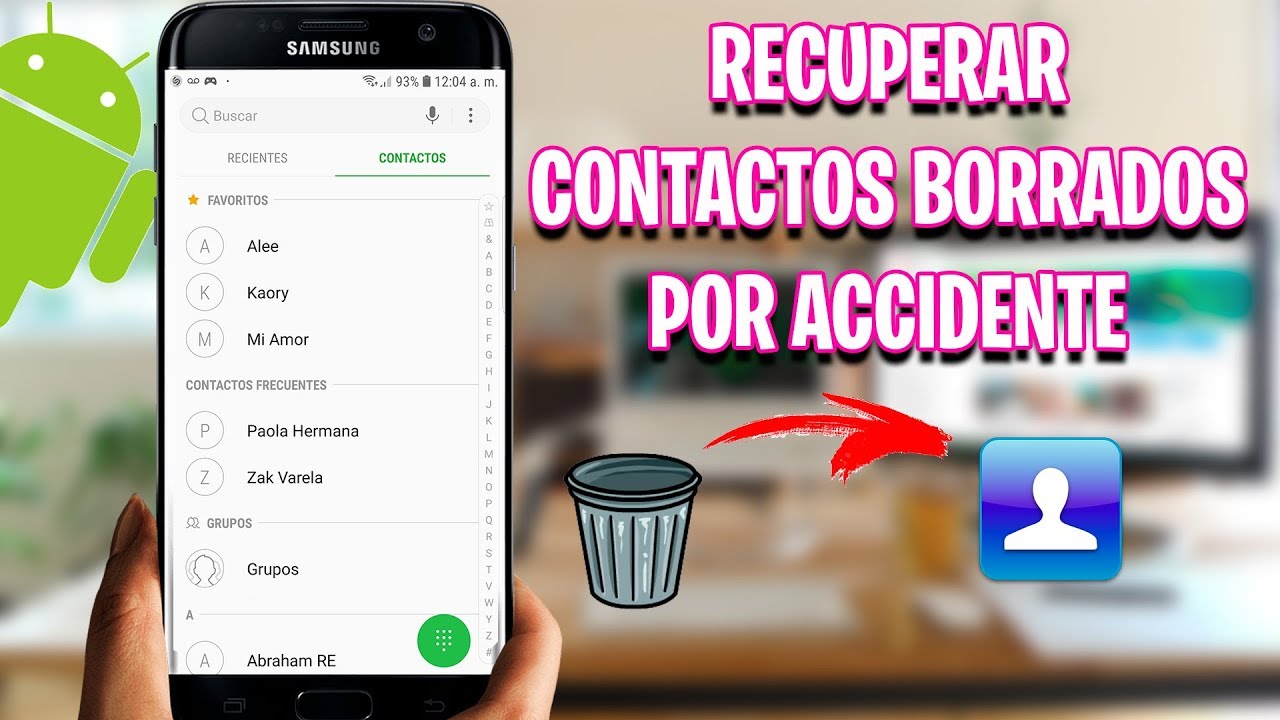 Como recuperar un contacto Como recuperar un contacto