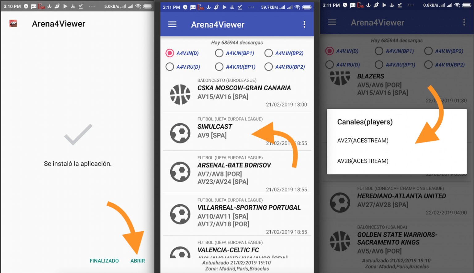 Descargar Arena4viewer gratis para Android