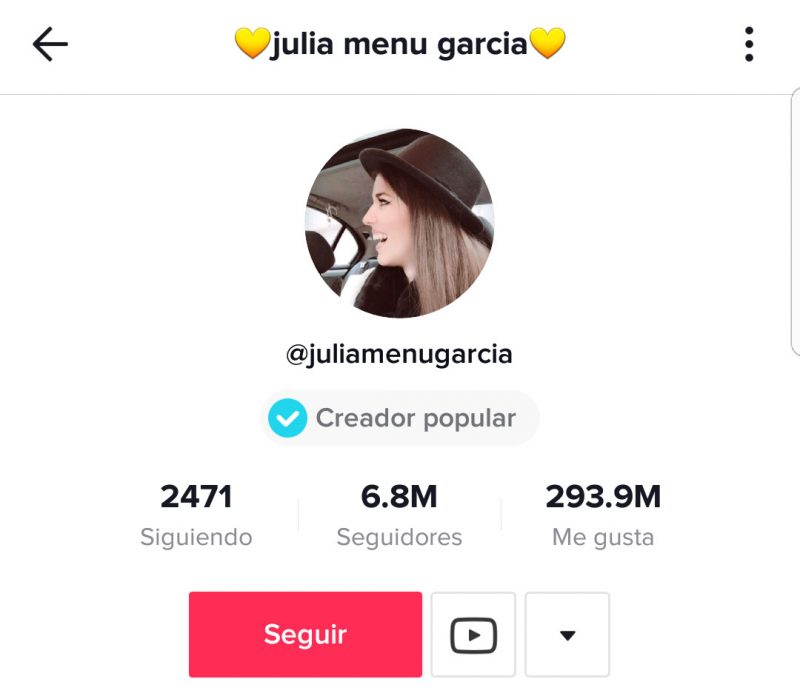 ¿Cómo tener palomita azul en Tik Tok