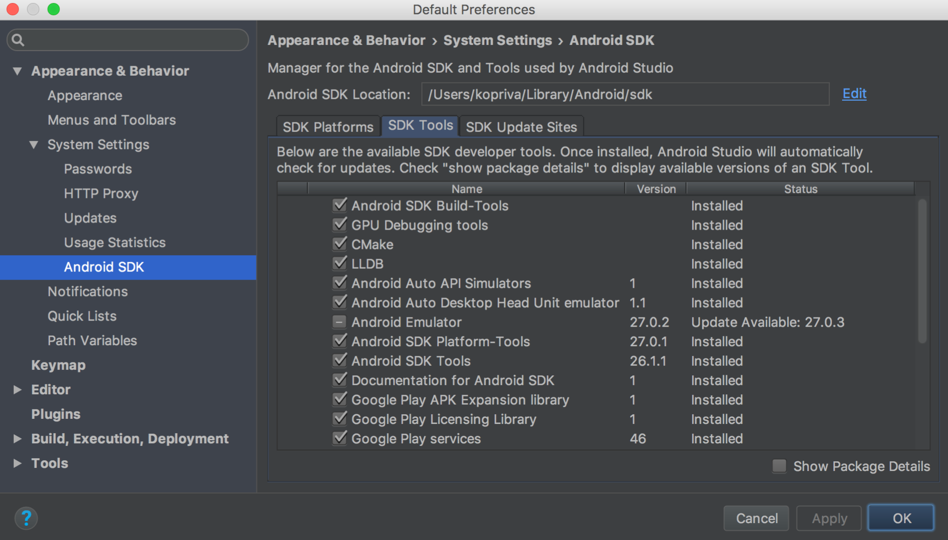 Android debugging build. SDK. Android SDK Tools. SDK Tools Android Studio. Android software Development Kit (SDK.