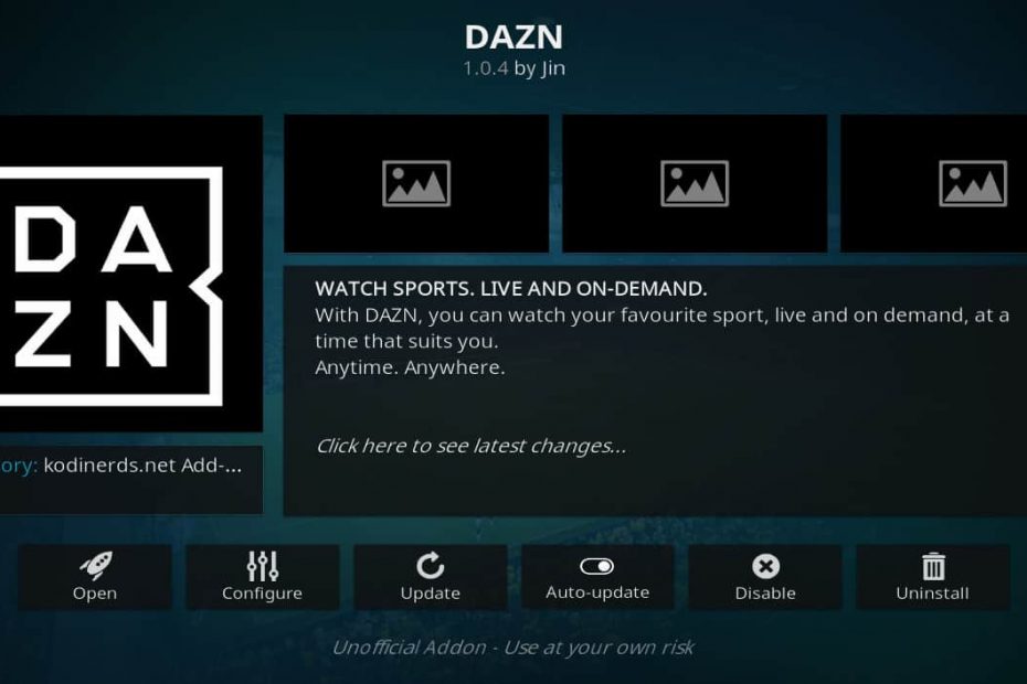 Add On DAZN