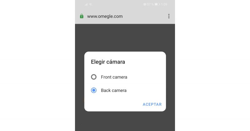 Camara en Omegle Camara en Omegle