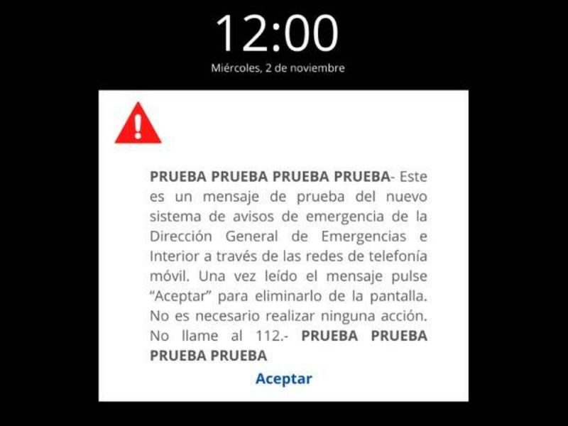 alertas de emergencias en el movil