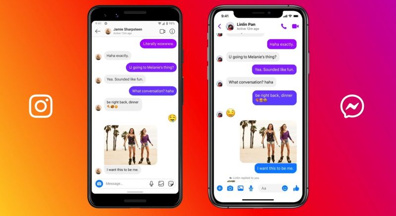 messenger en Instagram