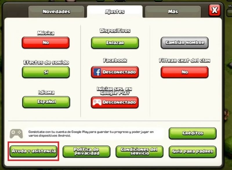 Cuenta de Clash of Clans