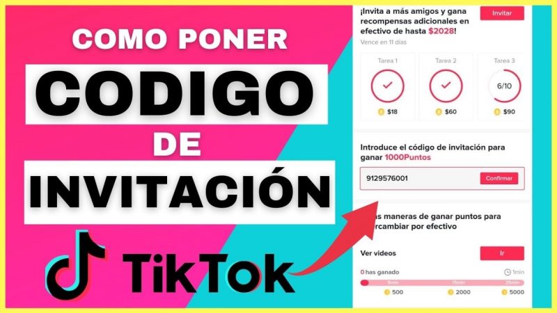 codigo de invitacion en TikTok