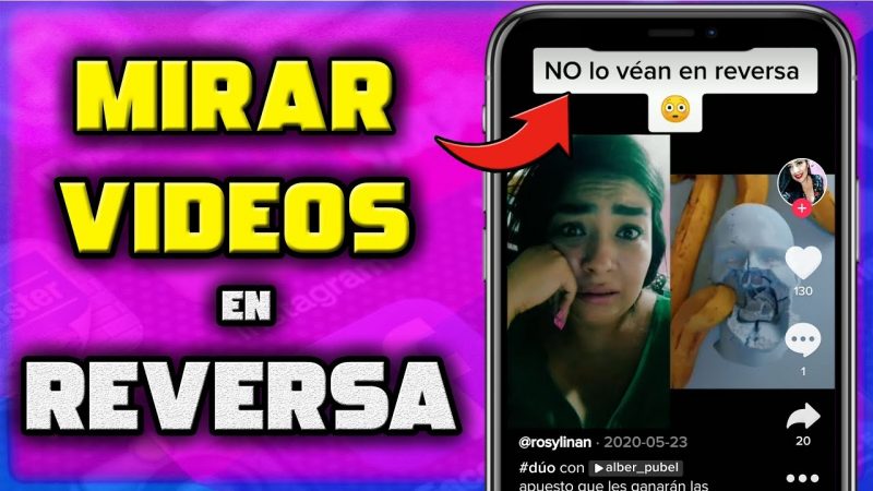 reversa un video de TikTok