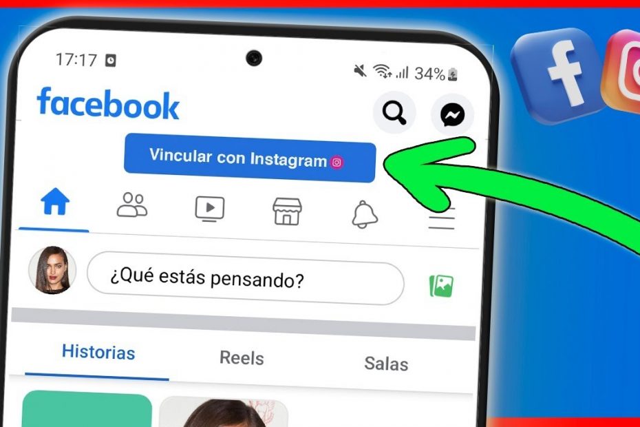 vincular historias de Facebook con Instagram